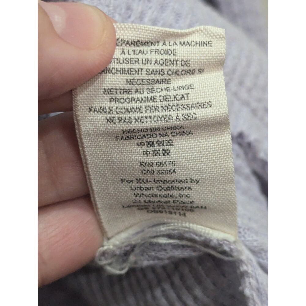 Pretty Light Purple Waffle Weave Top By We The Fr… - image 4